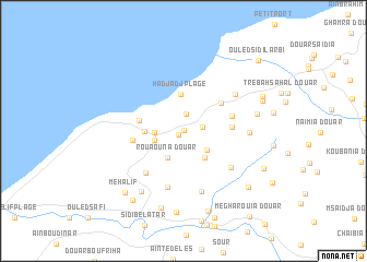 map of Douar Chehaba